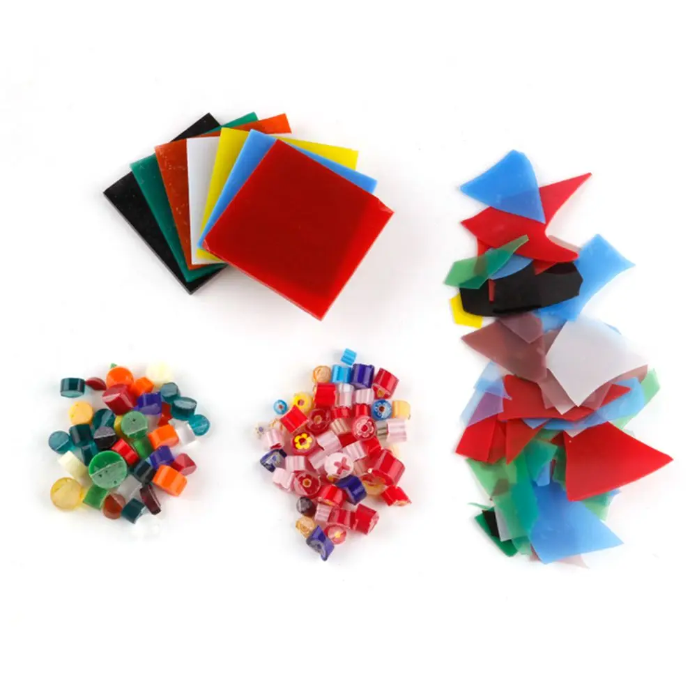 Arts Crafts DIY Jewelry Manual Making Large Microwave Kiln 15pcs set Glass Kiln Fusing Glass In Pottery