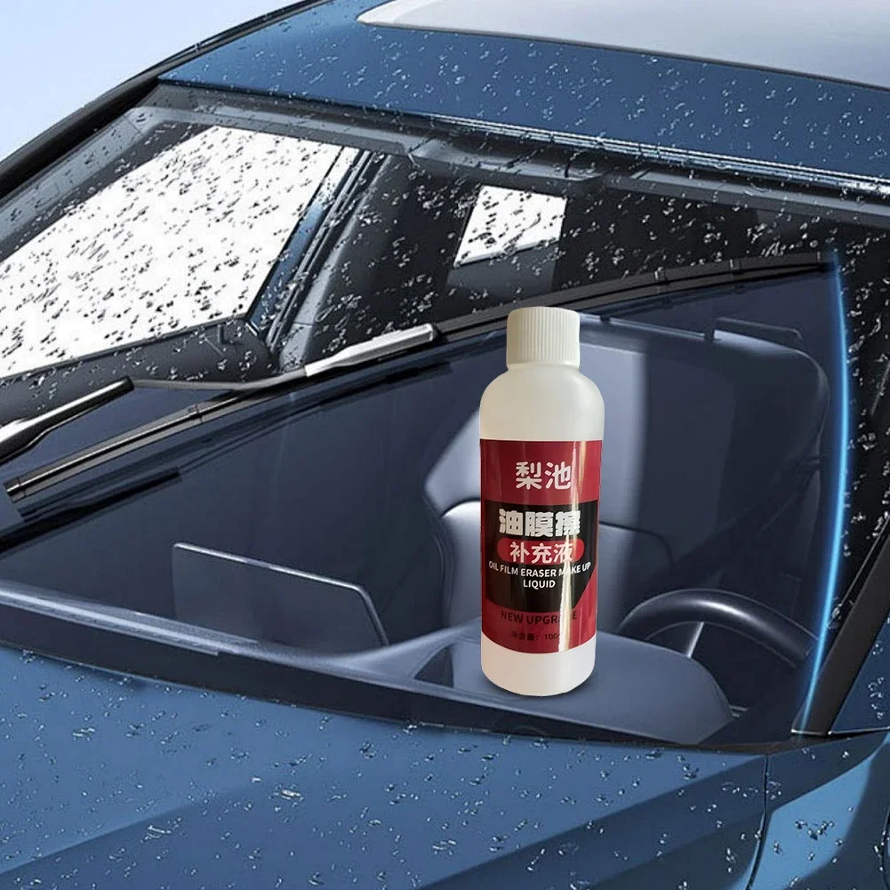1-3Pcs Car Windshield Glass Cleaner Liquid 100ml Removes Dirt Oil Film Agent Windshield Oil Film Removal Car Maintenance Tools