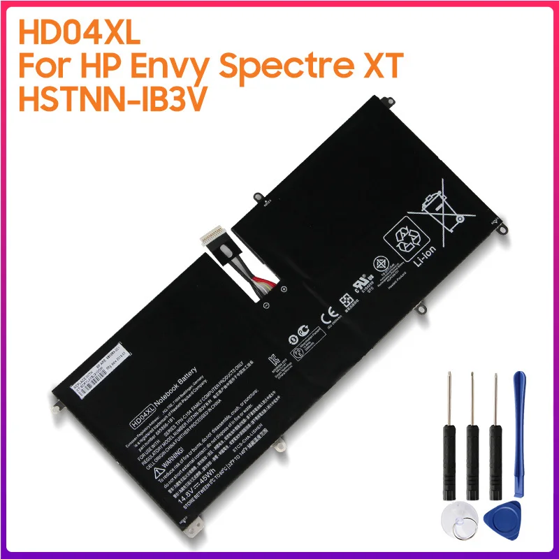 

Оригинальный аккумулятор HD04XL для HP Envy Spectre XT HSTNN-IB3V 13-2095ca 13-2120tu 685989-001, оригинальный аккумулятор