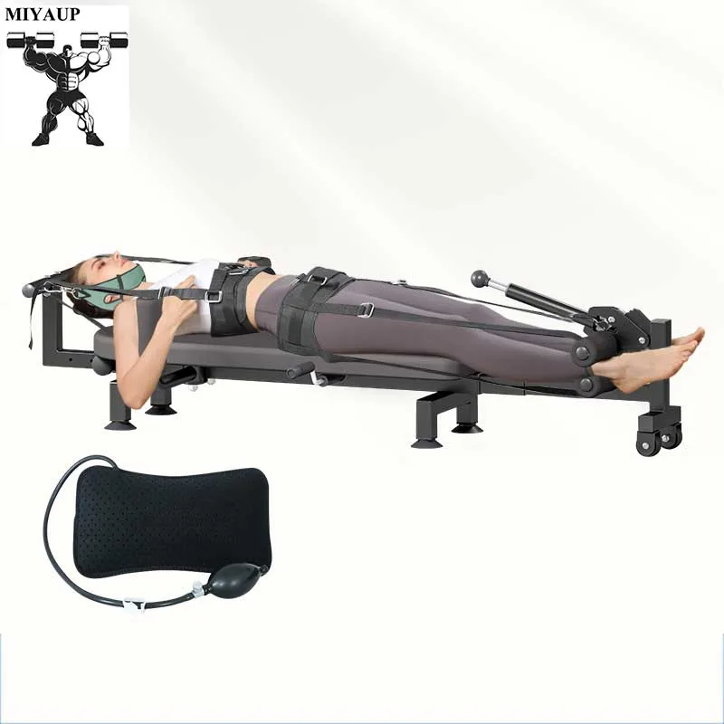 MIYAUP-Height Increasing Stretcher Massager, Cervical Lumbar Spine Soother, Leg Pulling Traction Inverted Machine