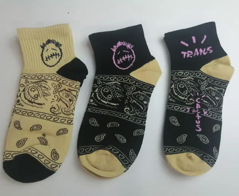 Men's Sports Street Style Hip Hop Crew Socks - 3 Pairs