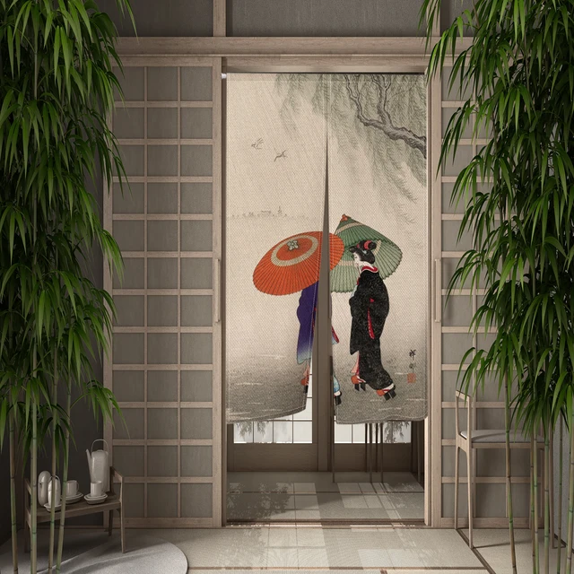 rideau japonais occultant geisha 8