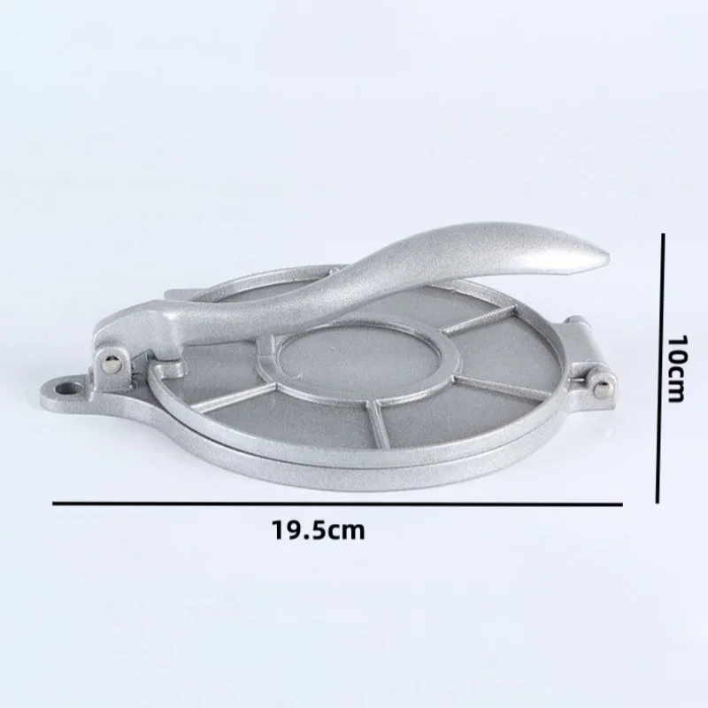 20cm DIY Tortilla Press Maker Aluminium Alloy Manual Corn Tortillas Dough Pressing Tools Kitchen Bakeware Cooking Accessories