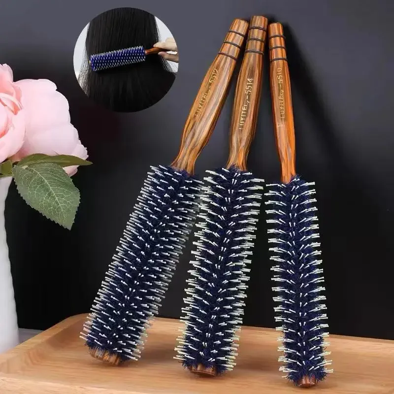 Natural Boar Bristle Round Styling Brush