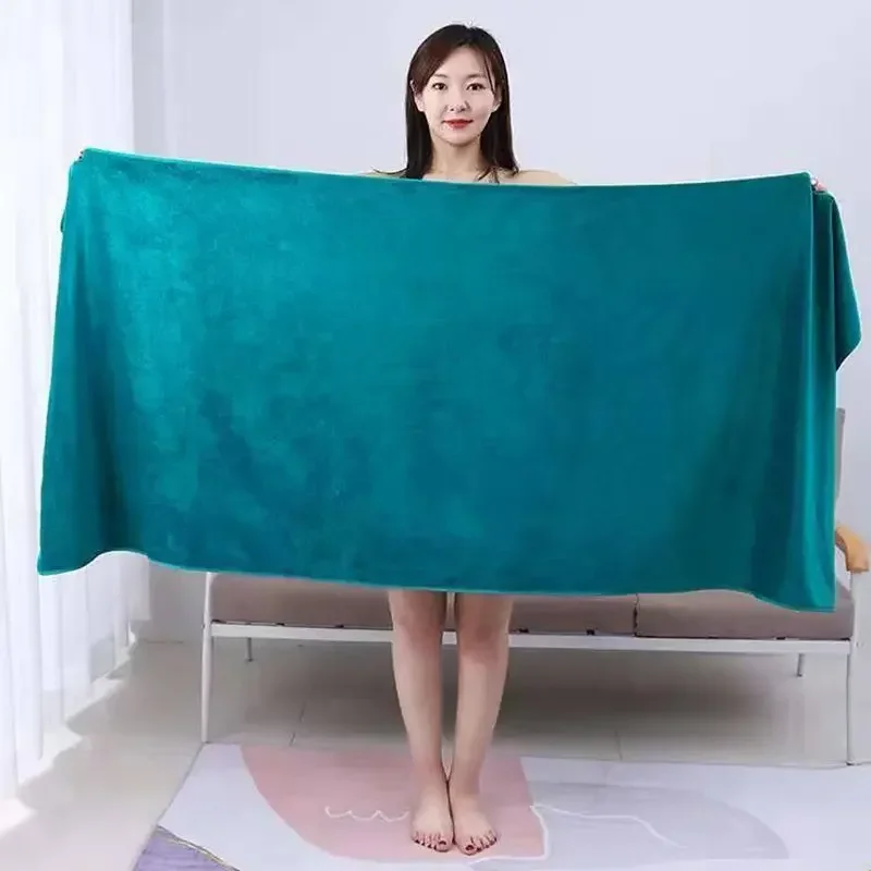 Sheet Beach Bathrobe Quick-dry Soft Bath Towel Home Hotel Gym Large Massage Beauty Salon Bed