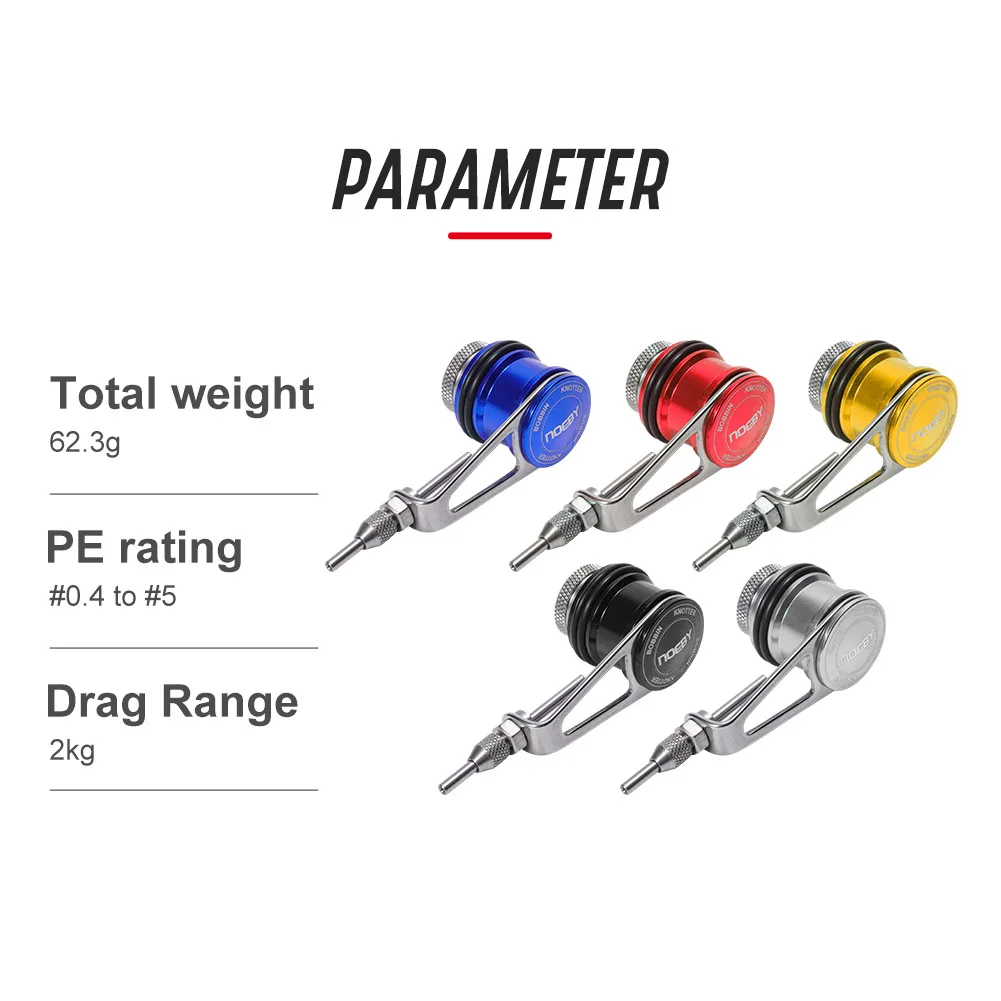 Noeby Fishing Bobbin Knot Accessories Fishing Line PR Knotter Tool Knot Winder Machine Tackle Goods For