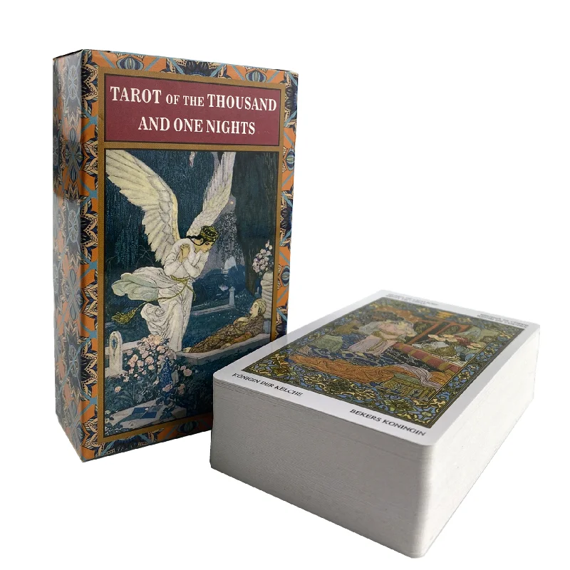 

Tarot of One Thousand And One Nights Cards Divination Deck English Version Entertainment Board Game Playing Oracle