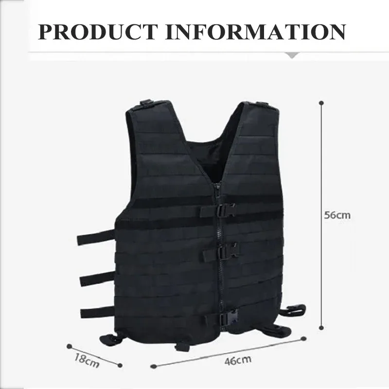 900D 빠른 분해 경량 전술 조끼 MOLLE 훈련복 군사 에어소프트 전투 남성용 사냥 페인트볼 필드 재킷