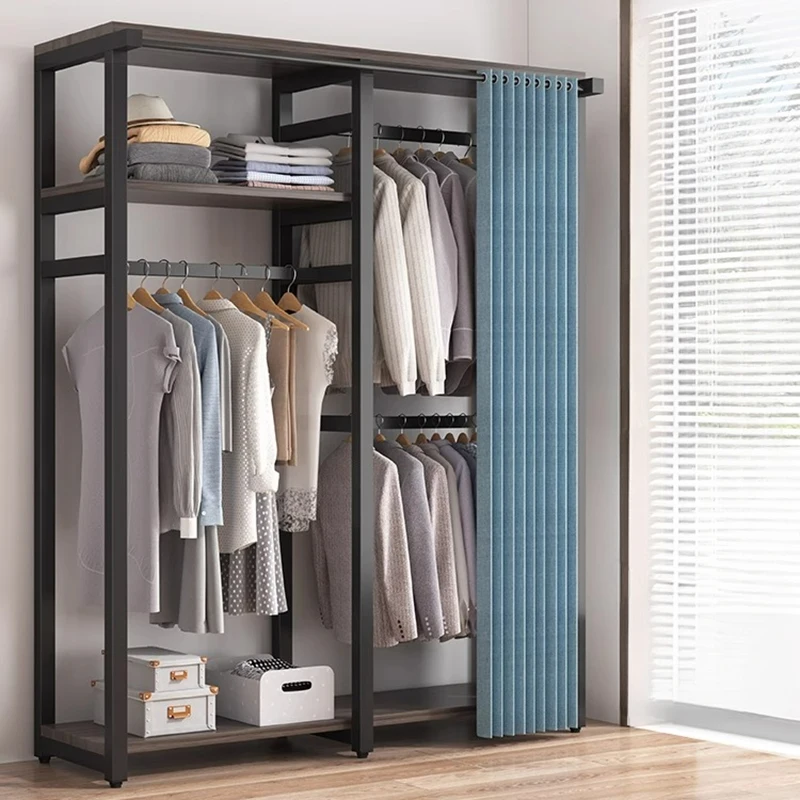 

Foldable Cabinets Wardrobes Modular Display Bedroom Storage Wardrobes Garment Divider Armario De Plastico Room Furniture
