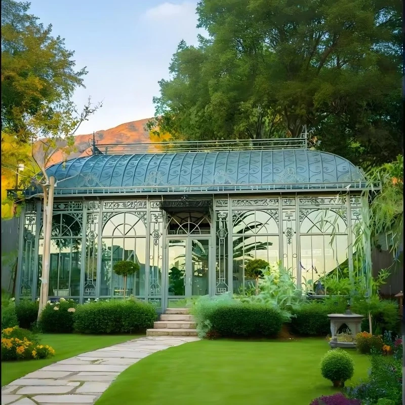 รูปสินค้า ห้องบังแดดโครงเหล็ก สำหรับสวน ใช้งานง่าย