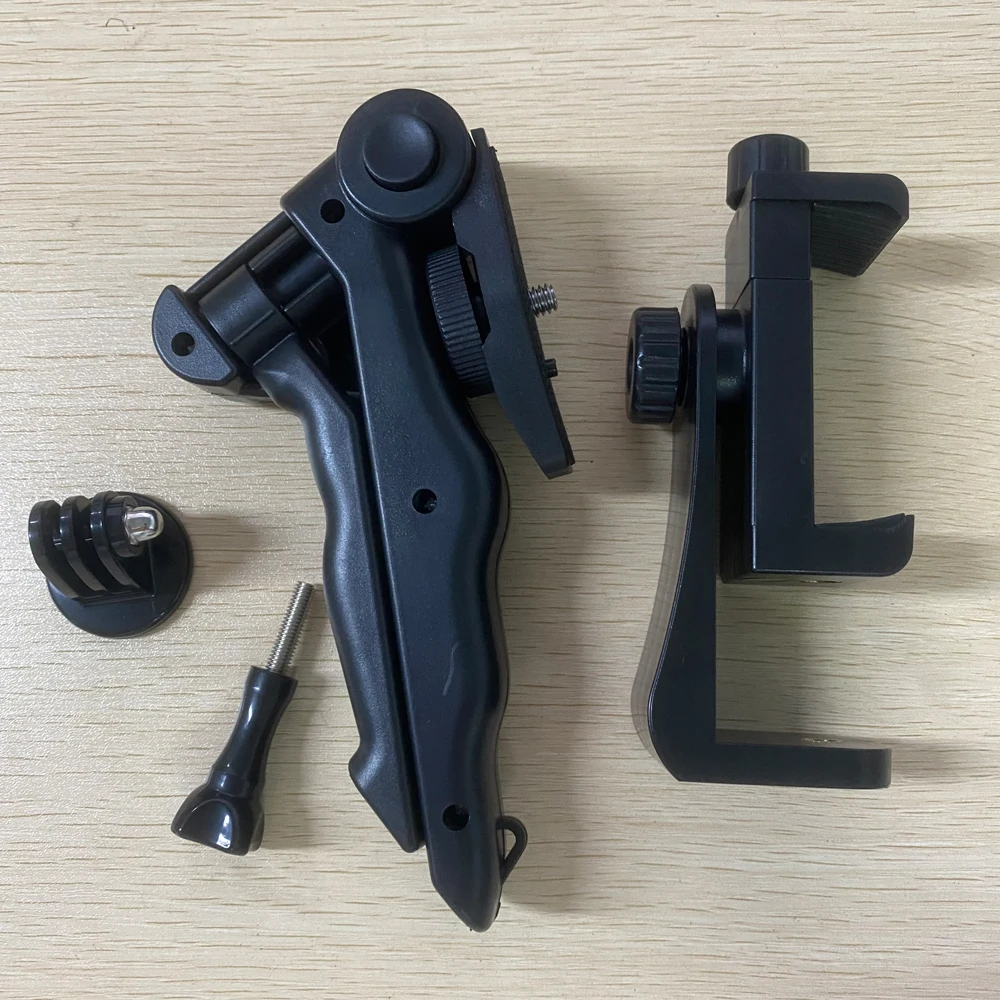 Compact Handheld Tripod Stand with Phone Mount for Cameras and Smartphones