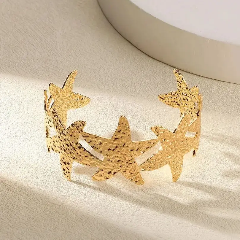 Starfish Bangle For Women Party Wedding