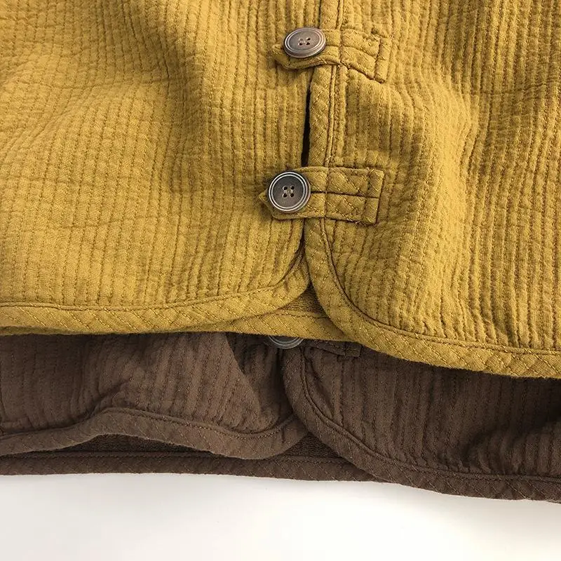 Retro Children Autumn Cotton and Hemp Jacket - Uniqwear