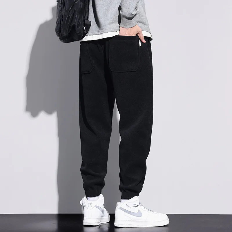 Winter Thick Men Open Crotch Pants Sexy Sweatpants Outdoor Sex Easy Hidden Zipper Streetwear Hot Erotic Crotchless Heavyweight sport jogging trousers,fleece sweatpants,men casual pants