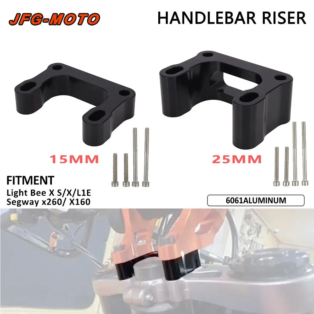 Motorcycle Handlebar Riser Adaptor - 15mm & 25mm Height Options