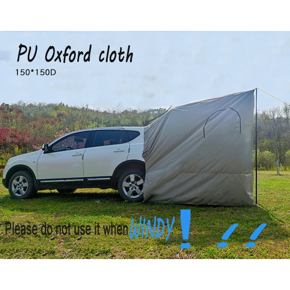Car Rear Roof Outdoor Equipment Camping Canopy Tai Picnic Awning Wihout
