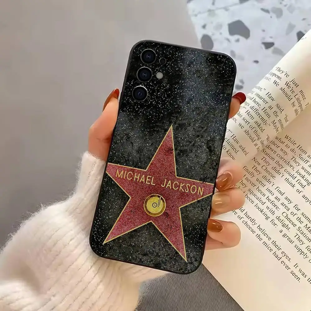 Michael Jackson Black Silicone Soft Phone Case