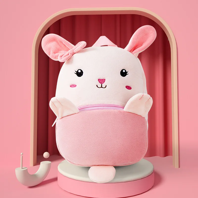 Kindergarten Plush Cartoon Children Backpack Toddler Backpack Cute Backpack School Bag for Girl Kid Bag Mochila Infantil Menina 4