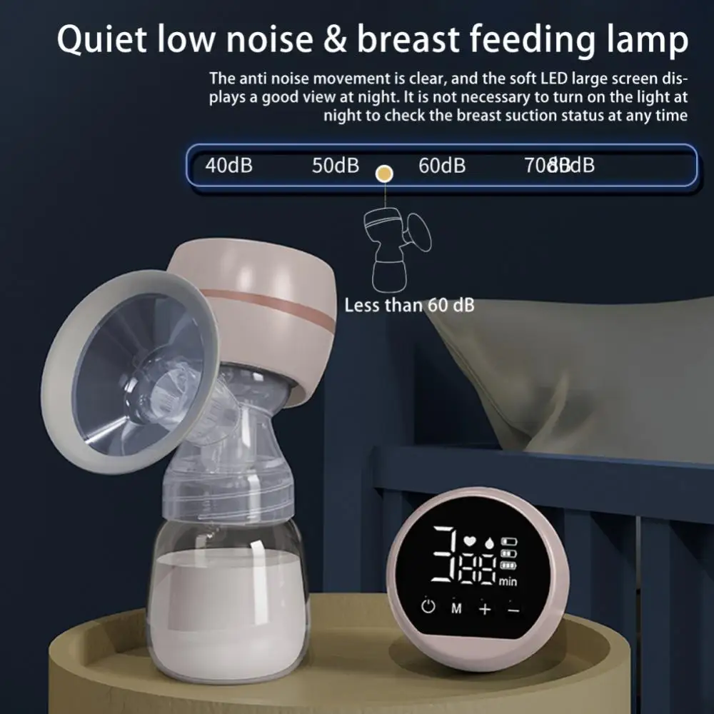 

All-in-one Milk Extractor Small Breast Pump Electric Breast Pump Milk Pump Intelligent Automatic Milker Usb Chargable 180ml