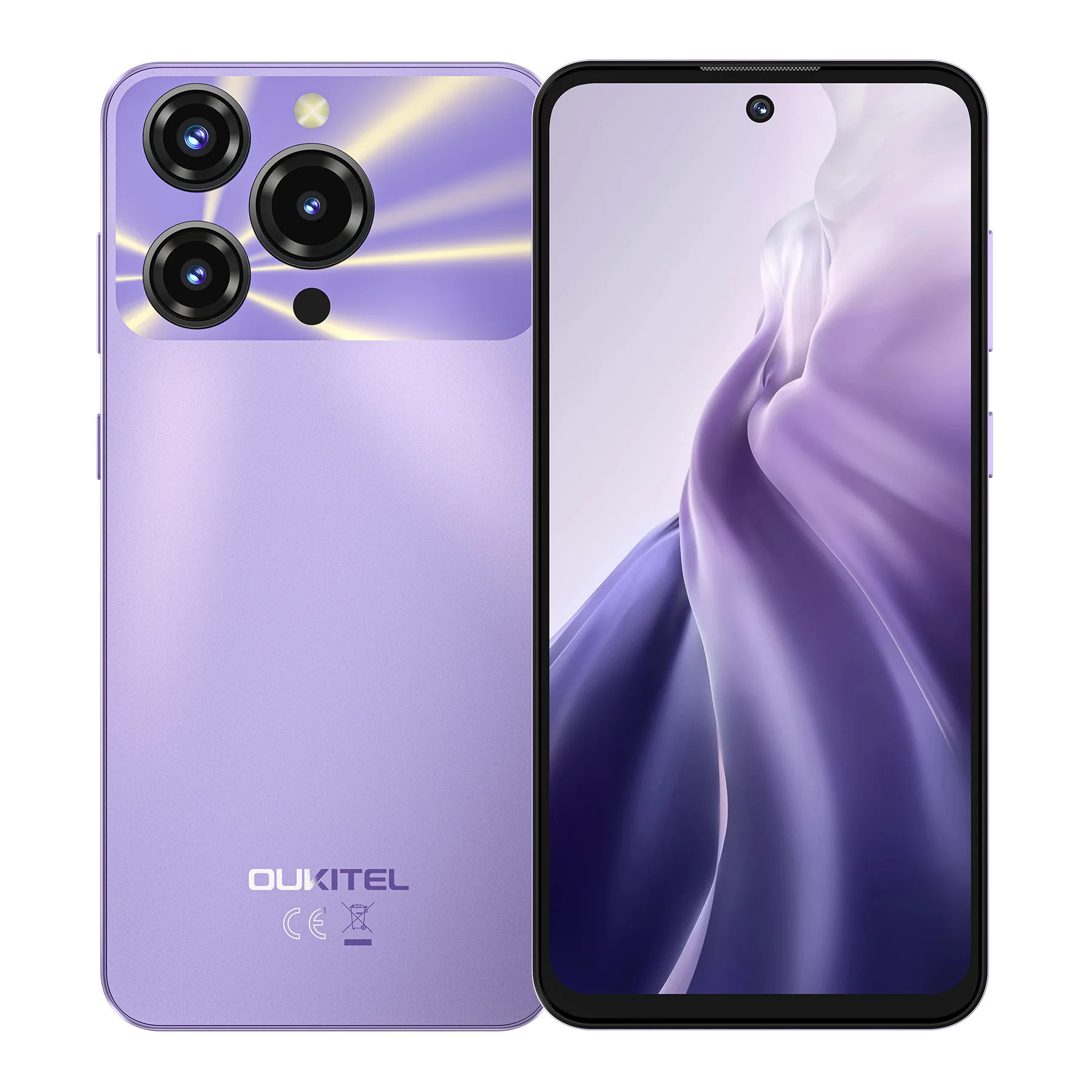 OUKITEL C69 Android 15 Smartphone, 7.2” HD+ Large Screen 24GB(8+16
