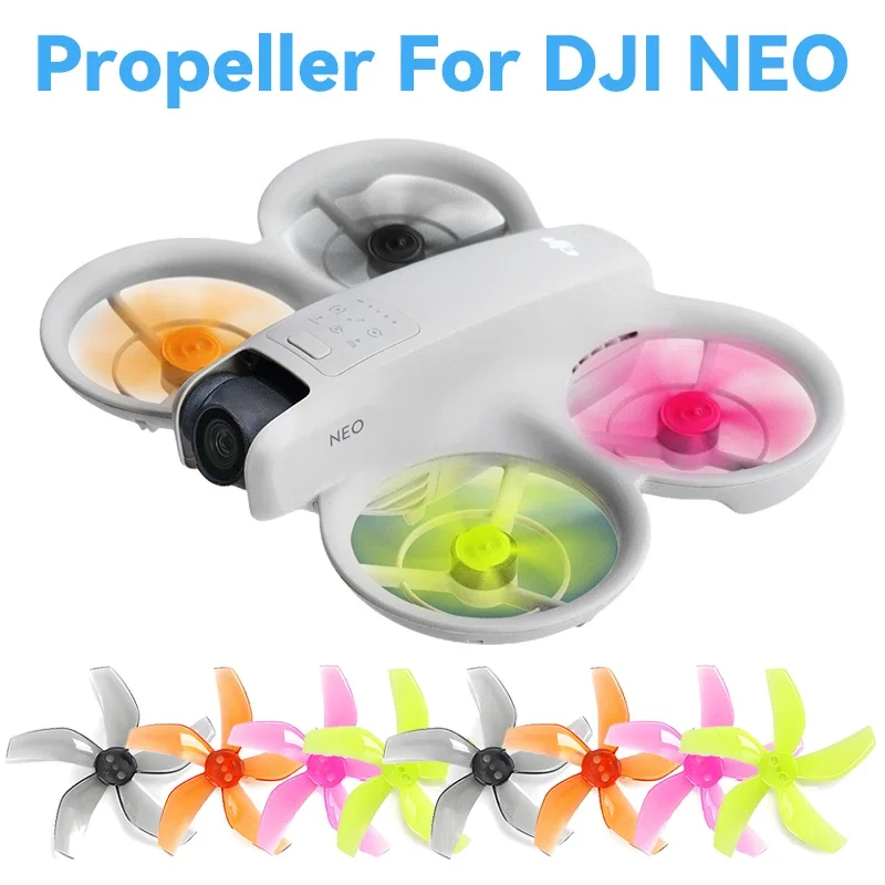 Five Leaves For DJI Neo Propellers Colored Props Quick Release Props Paddle Blade Low-Noise Propellers propeller replacement parts drone propeller blades drone propeller drone propellers