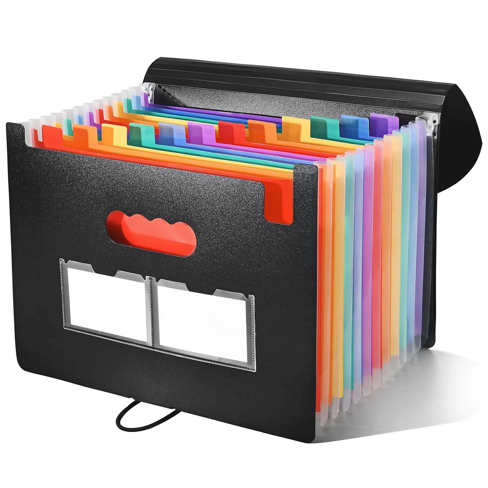 File Folder STONEGO Accordion File Organizer &ndash; 13/25 Grid Three-Side Sealed Flap Folder Durable Waterproof Office Document Storage Bag