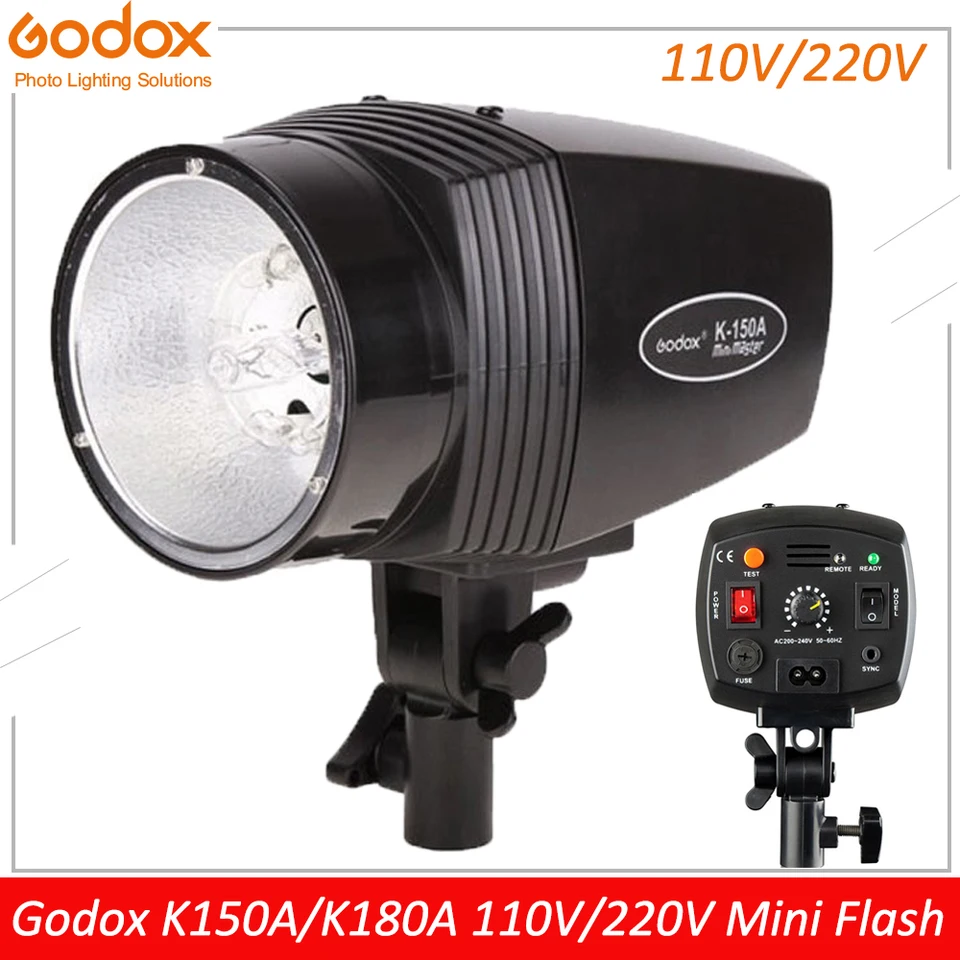 GODOX K180A 180WS Portable Mini Studio Flash Lighting Photo