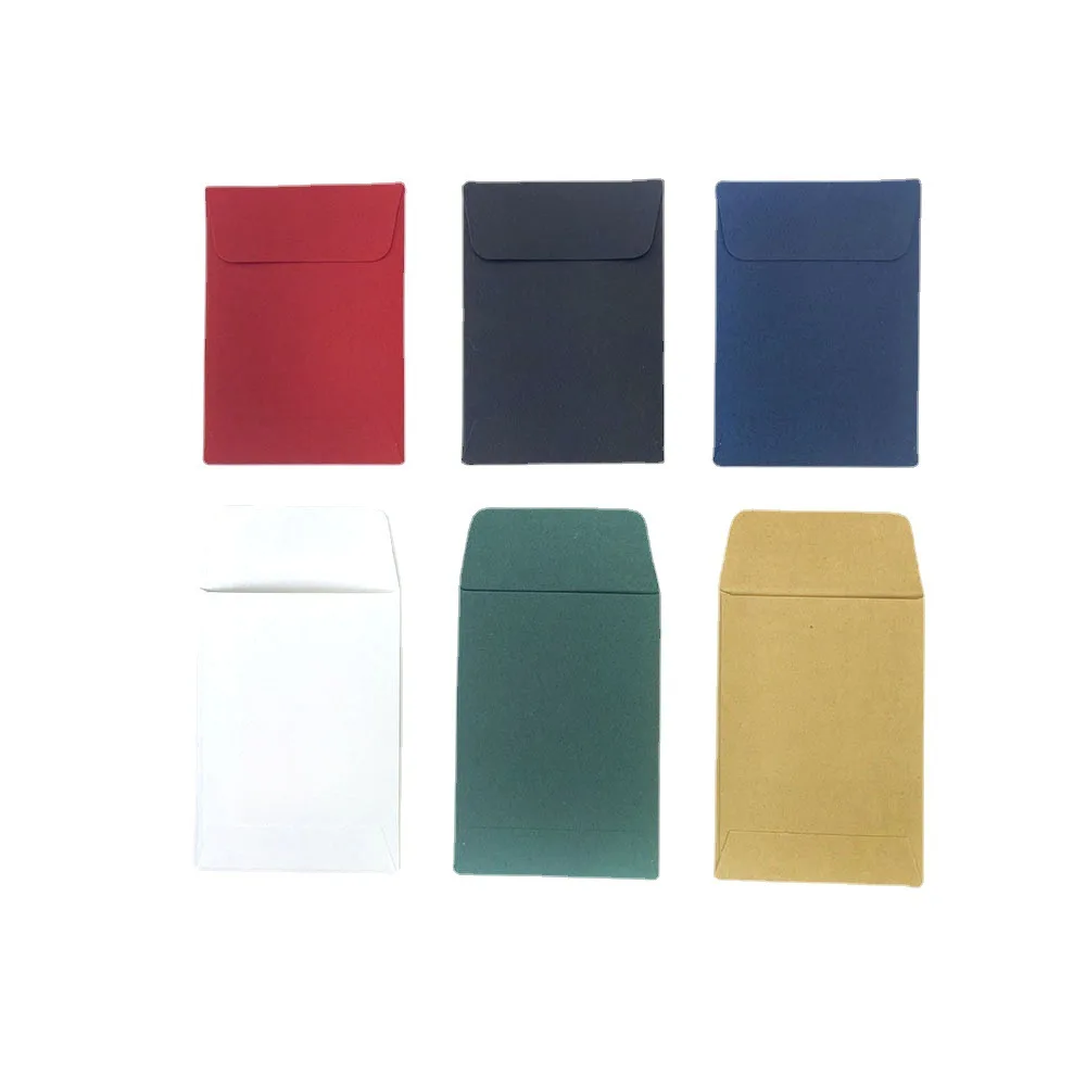 Mini Envelope Storage Bag Stationery Small Business Supplies Stationery Jewelry Gift Packaging Bag 2/3inch Photo 50pcs/lot