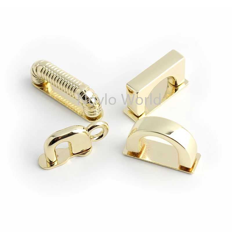 20-100pcs 14-15-20-24mm Metal D Ring Buckle Arch Bridge Buckle Strap Connector Clasps Handbag Decor Hook