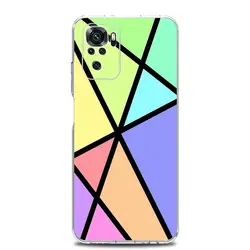 Colorful Geometric Marble Soft TPU Phone Case for Note 12 Pro 5G (B7)