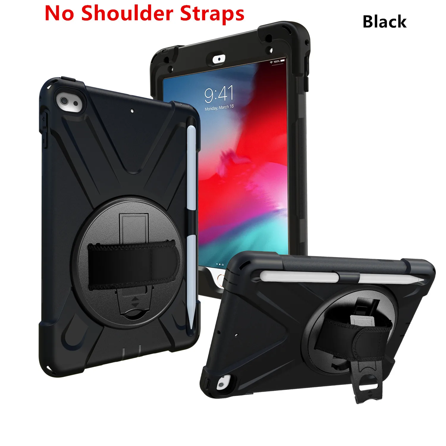 Durable Shockproof Kids Silicone Armor Stand Cover