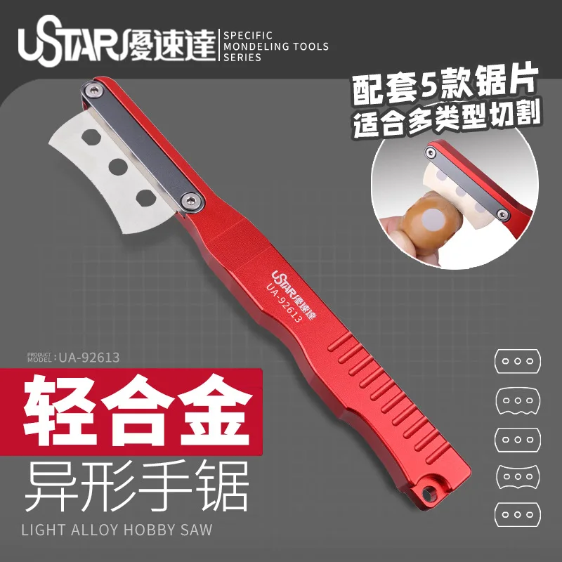 Ustar Light Alloy Cutting Handsaw Model Cutting Transformation Tool Hobby Making Accessories