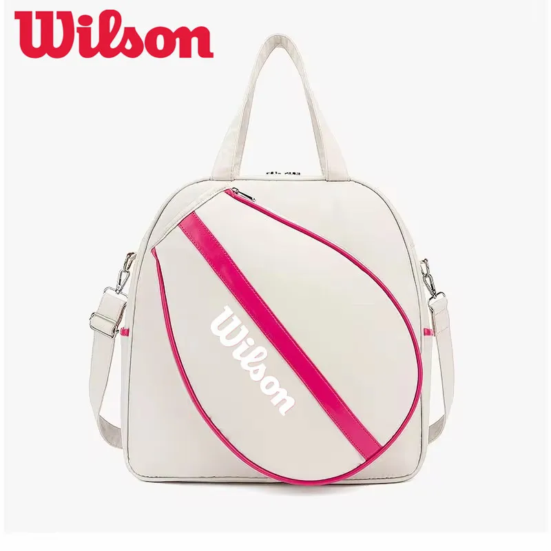 Wilson Tennis Racket Handbag Large Capacity One Shoulder Sports Fitness Bags Single Shoulder Crossbody Racket Bag 5