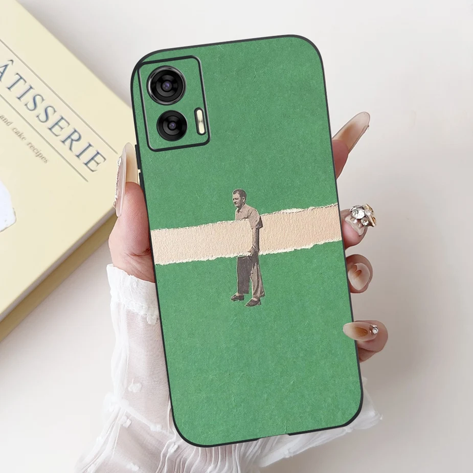 Cute Panda Cartoon Shockproof Soft TPU Phone Case for Motorola Edge 30 Lite