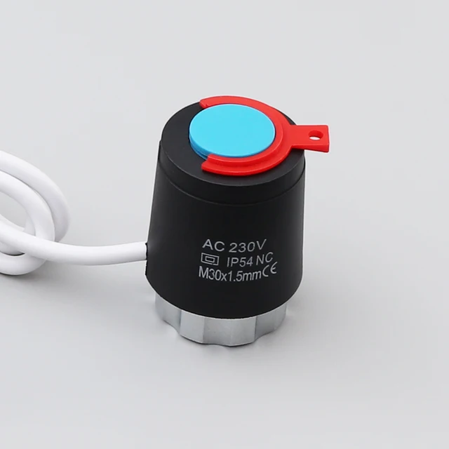 230 V -Os Általában Zárt Nc M30*1,5 Mm -Es Elektromos Termikus Működtető A Padlófűtéshez Trv Termosztatikus Hűtőszelep - Image 2