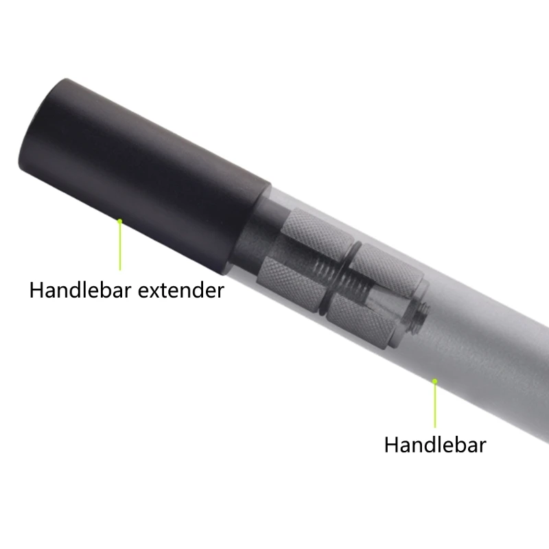 1Pair Bike Handlebar Extension Adjustable Aluminum Alloy Handlebar Extender Improve Comfort and Stability During Riding 69HD