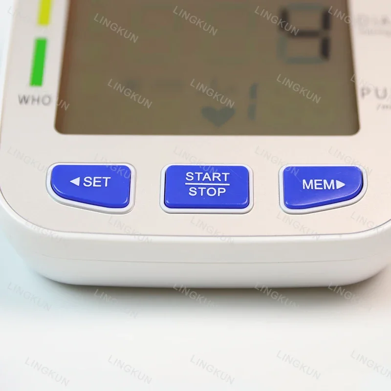 Upper Arm Automatic Blood Pressure Monitor BP Digital Sphygmomanometer Pressure Meter Tonometer for Measuring Arterial blood pressure monitor blood pressure meter