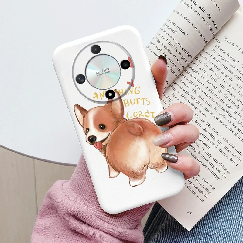 Cute Cat Silicone Soft Back Case with Lovely Cartoon Design