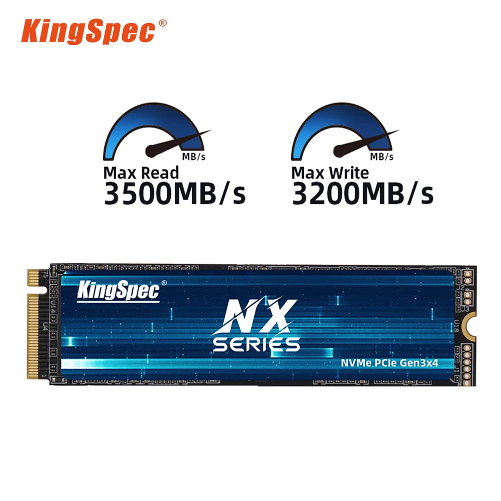 Kingspec-unidade Interna de Estado Sólido Ssd 128gb 256gb 512gb 1tb M.2 Nvme 2280 Pcie Disco de Computador Discos Rígidos para pc Desktop Laptop