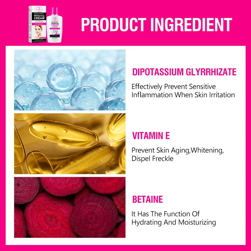 120ml Collagen Milk Bleaching Face Body Cream Skin Body Moisturizing Breast Brightening Moisturizing Lotion for Light Skin