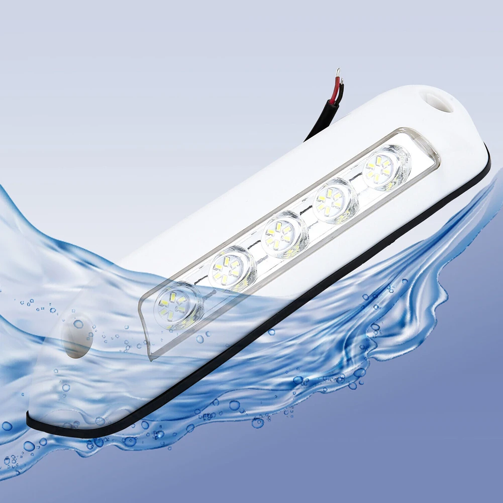 12V Motorhome Caravan Interior Wall Lamps 8W Waterproof Display Wide Lights RV Outdoor Porch Light RV Retrofit Outdoor Lighting