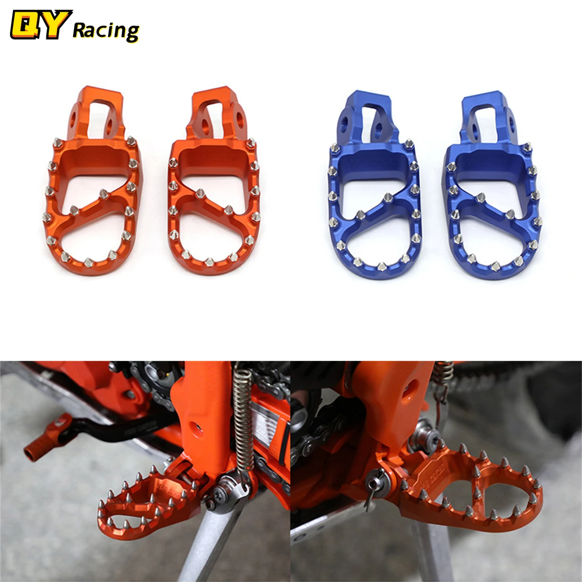 

Motocross Foot Pegs FootRest Footpegs Rests Pedals For KTM SX SXF EXC EXCF HUSQVARNA TC FC TE FE TX FX 85 125 250 300 450 530