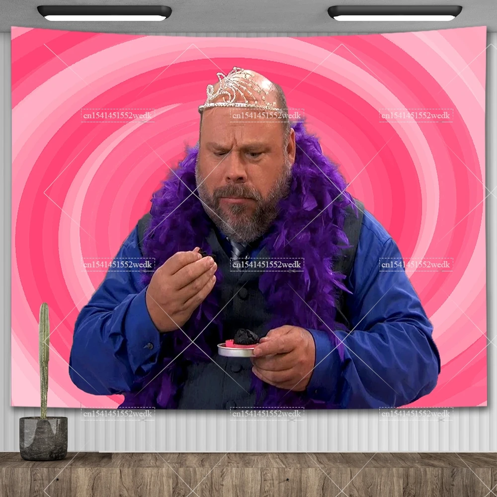 Funny Bertram Tapestry I Eat Kids Tapestries For Bedroom Meme Flags Wall Hanging Tapestry Aesthetic Room Decor Party Wallpaers