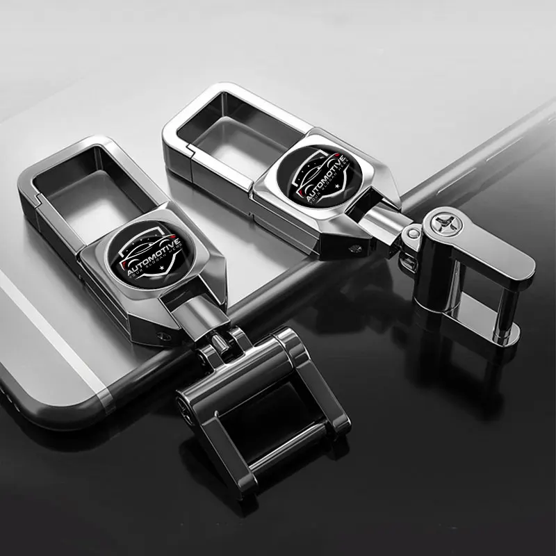 

Metal Car Keychain Anti-lost Number Plate Pendant Key Ring Car Styling Badge Decorative Key Chain Accessories For Auto Motive
