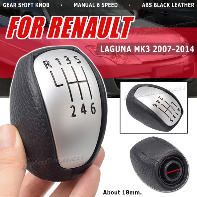 Pommeau de levier de vitesse manuel noir, levier de vitesse, 6 vitesses,  compatible avec Renault décennie kMK3, 2007, 2008, 2009, 2010, 2011, 2012,  2013, 2014 - AliExpress