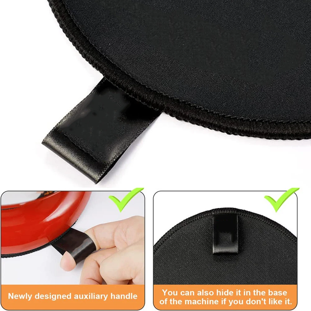 2 Pack Mixer Mover Sliding Mats with Two Cord Organizers, Kitchen