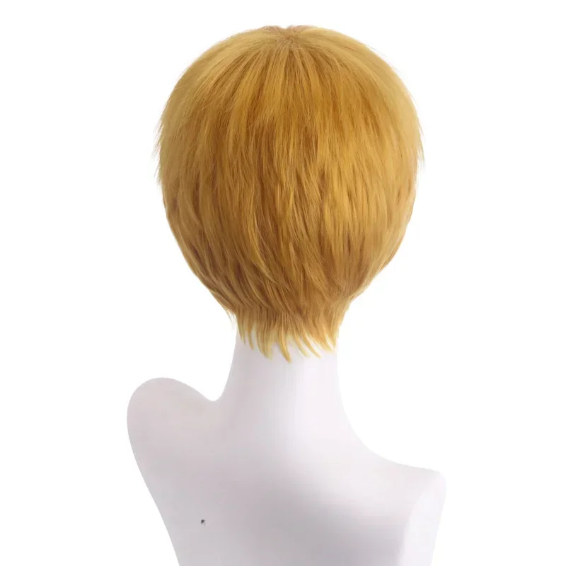 Parrucca sintetica corta e resistente al calore per cosplay, Anime Mob Psycho 100 Arataka Reigen, parrucche per giochi di ruolo - immagine 4
