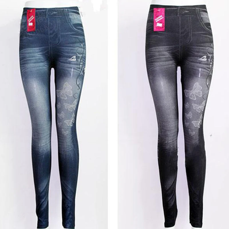 Womens Slim Denim Pocket Jeans, Black Denim Jeans Womens