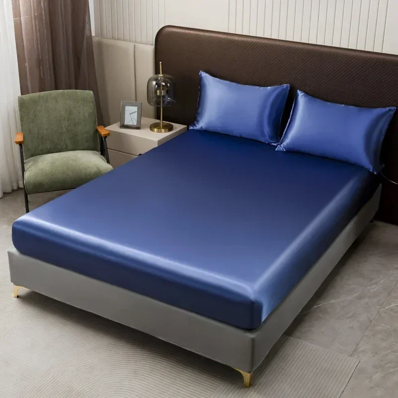 3/4 Piece Bed Sheet Set - Comfy Breathable & Cooling Sheets - Hotel Luxury Fitted Sheet with Deep Pocket Solid Color Flat Sheet 2