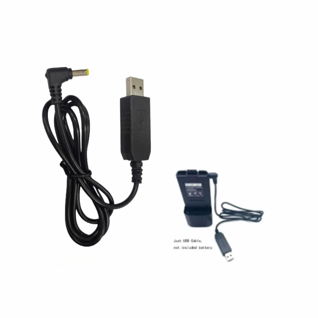 

USB-кабель для зарядного устройства для BaoFeng UV5RE, внешняя аккумуляторная рация 2,5 мм
